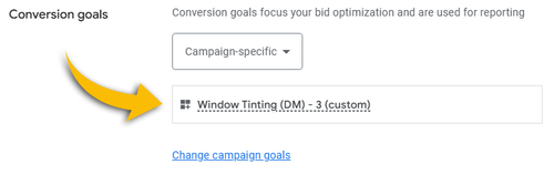 conversion goals google ads